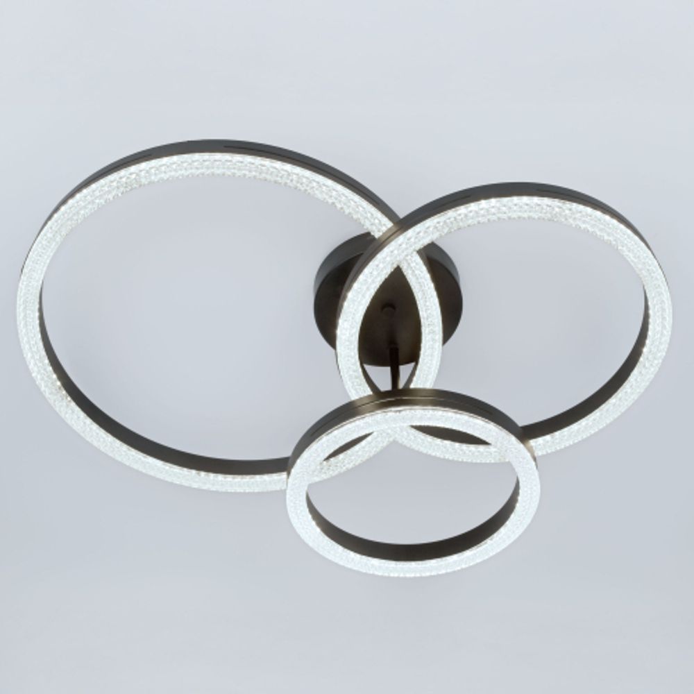 Светильник потолочный светодиодный ЭРА Модерн Bloom CLL-1-110-RC BK с ДУ 110W 3000-6000K черный | Светильники SPB-6 с ДУ