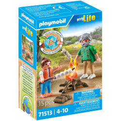 Playmobil 71513 my Life Костёр с зефиром 15 деталей — фото 1