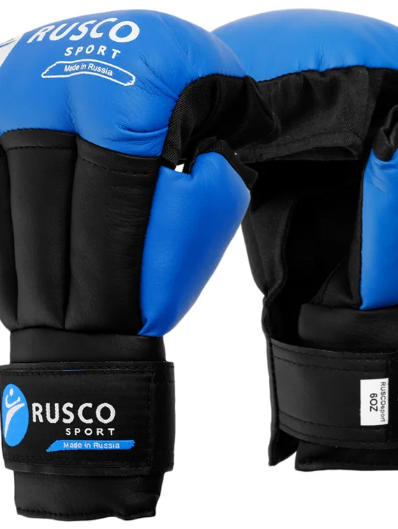 Перчатки для рукопашного боя RUSCO SPORT 12 Oz цвет синий