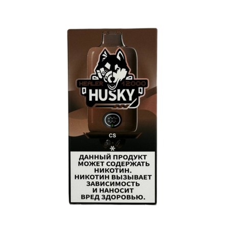 Husky Healer CS - клубника-кола-лёд 12000 затяжек 20мг Hard (2% Hard)