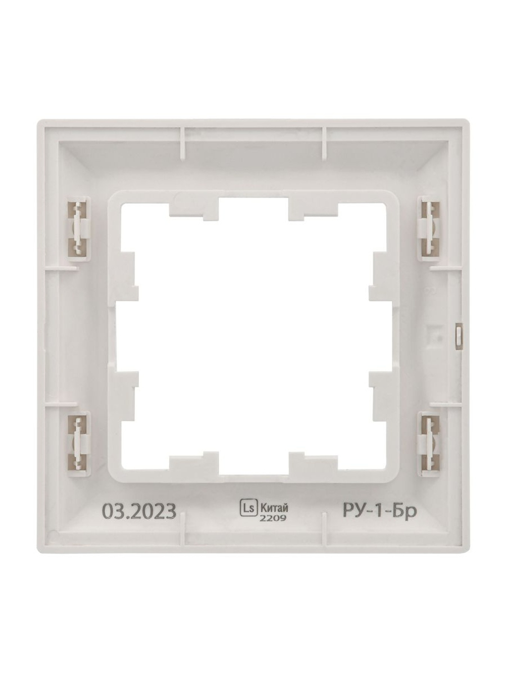 Рамка 1-м BRITE РУ-1-Бр бел./бел. IEK BR-M12-12-K01