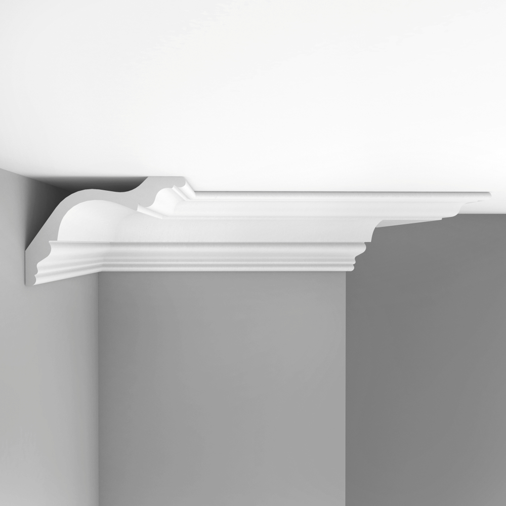 Плинтус потолочный гладкий Decomaster 96276 150х220х2400мм