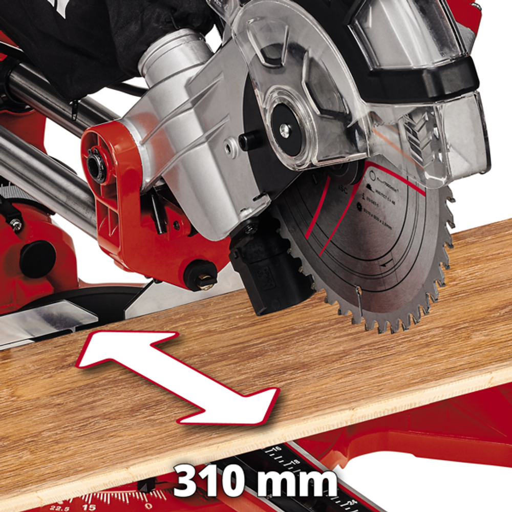 Пила торцовочная с протяжкой Einhell TC-SM 2131/1 Dual 1,8кВт 210х30мм