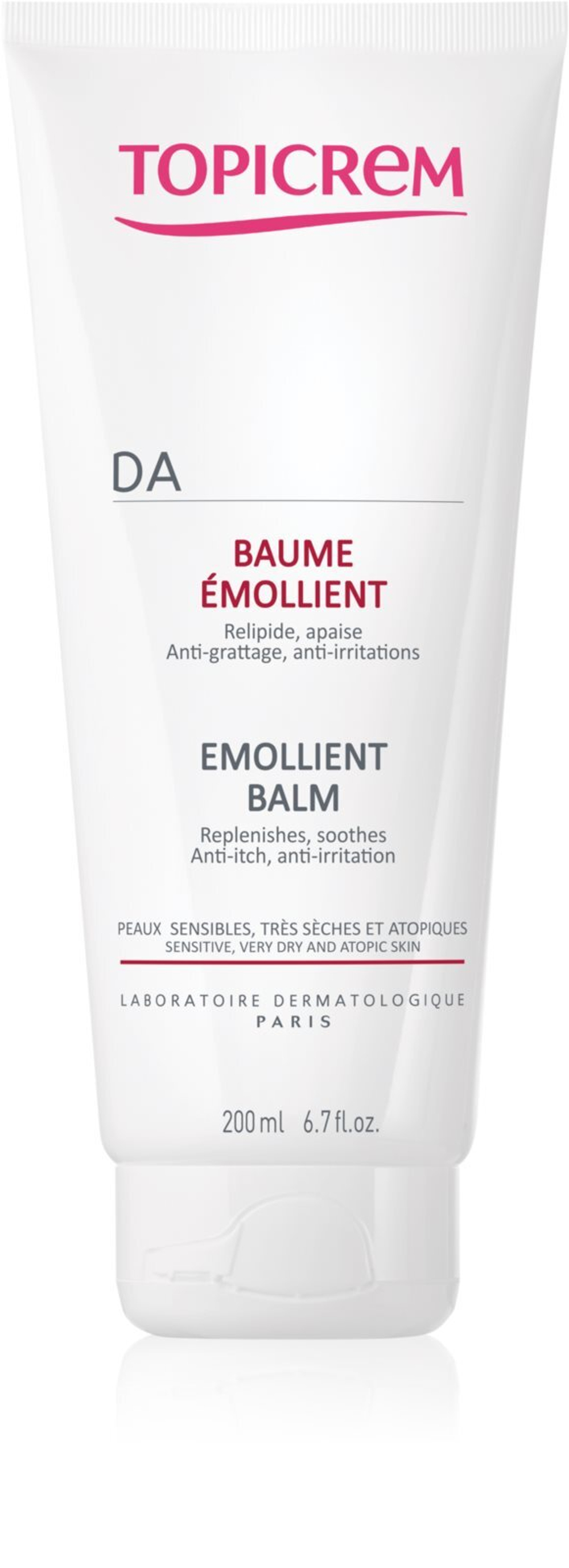 Topicrem AD Emollient Balm - ухаживающий бальзам для тела для сухой и атопичной кожи /   200  ml  / GTIN 3700281702583