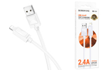 Кабель USB - Lightning BOROFONE BX109 (белый) 1м