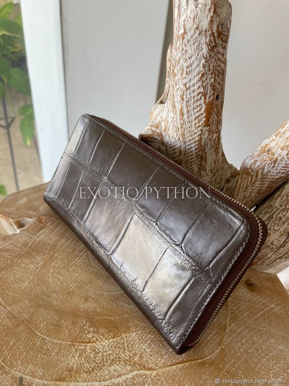 Кошелёк из кожи крокодила WA-159