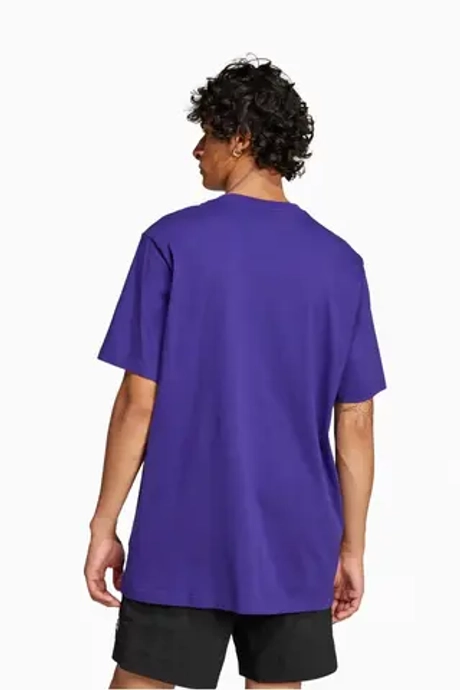 Футболка adidas Skeleton Trefoil Tee - фиолетовый