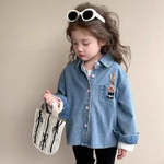 Детская джинсовая рубашка