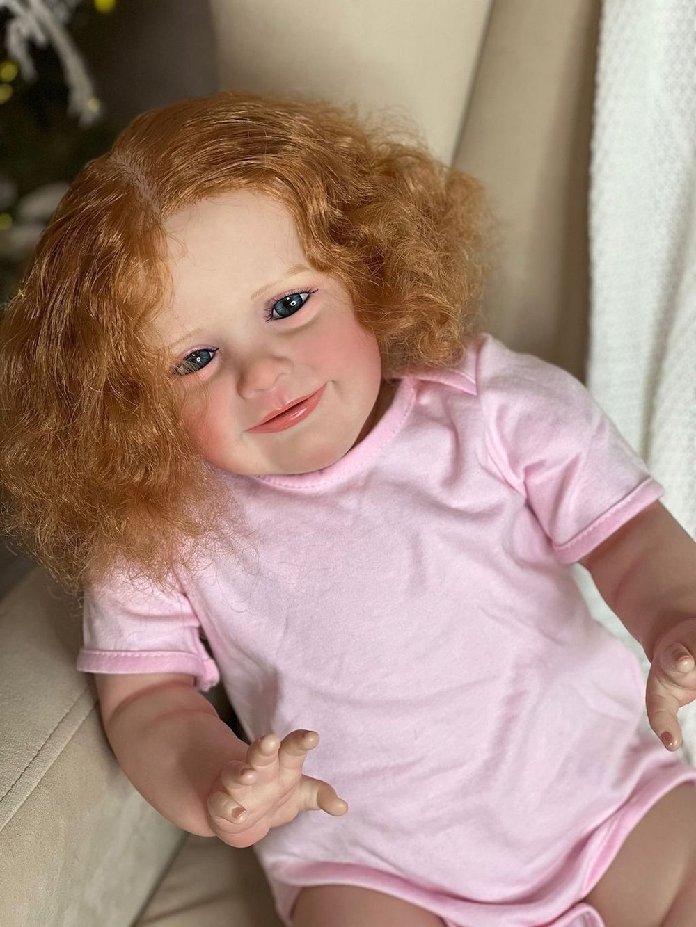 Кукла Реборн мягконабивная 65см в пакете (FA-510)