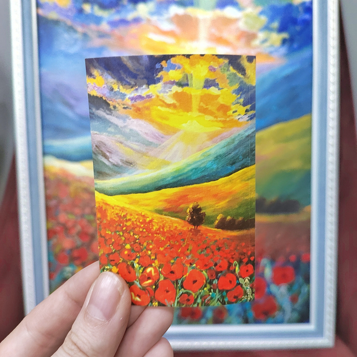 Наклейка на карту "Маковое поле"