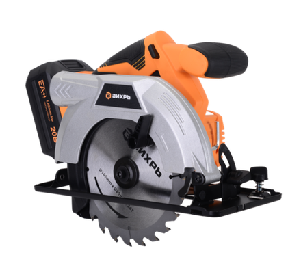 Дисковая пила аккумуляторная АДП-165/20Li Вихрь