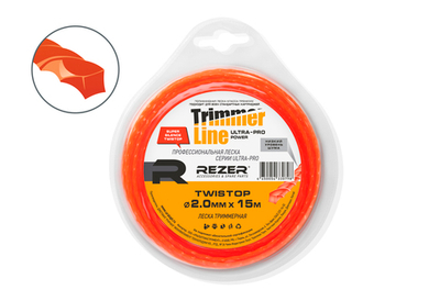 Леска Ultra-pro TWISTOP 2.0мм15м квадр. Rezer