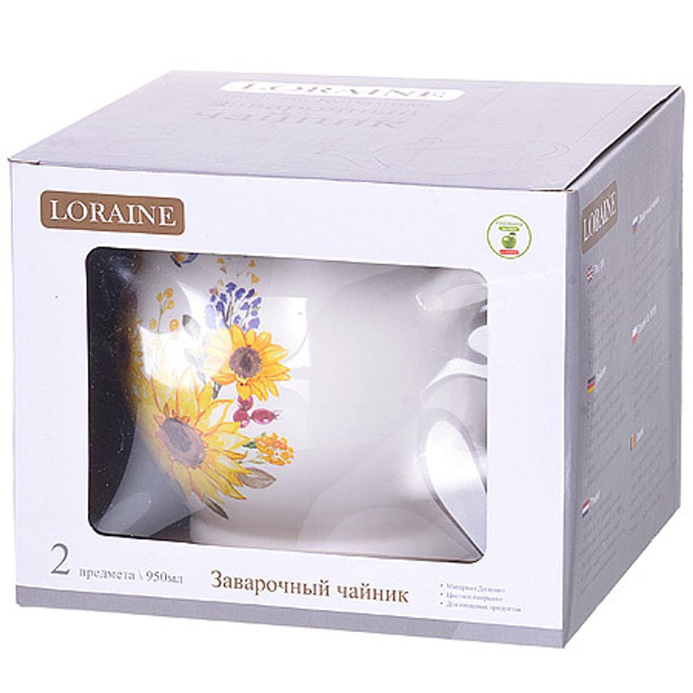Заварочный чайник Loraine 29999 950 мл