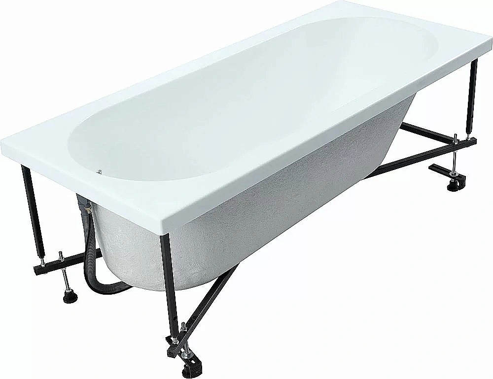 Акриловая ванна Aquanet Lotos 170x75 с каркасом