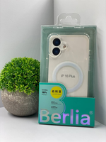 Накладка Berlia прозрачный с MagSafe для iPhone 16 Plus
