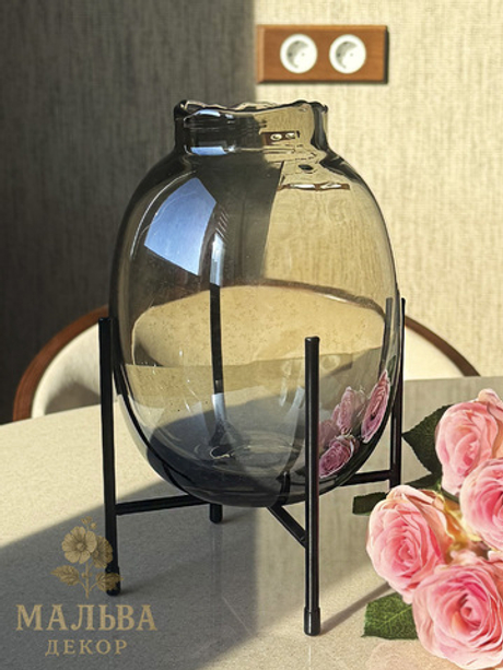 Ваза декоративная "Джио" малая 16x16x24.5 см