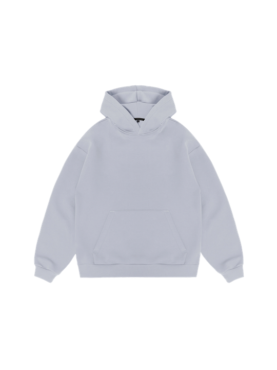 Худи оверсайз с начесом (серый)