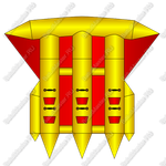 Тройной водный банан, мест для посадки 6, без усиления