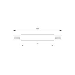 Коннектор прямой LGD-4TR-CON-LONG-WH (C) (Arlight, IP20 Пластик, 3 года) 028836