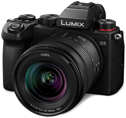 Фотоаппарат Panasonic Lumix DC-S5 Kit LUMIX S 20-60mm F3.5-5.6, черный