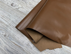 Quentin Nocciola (0,9-1,1 мм), цв. Коричневый, натуральная кожа козы