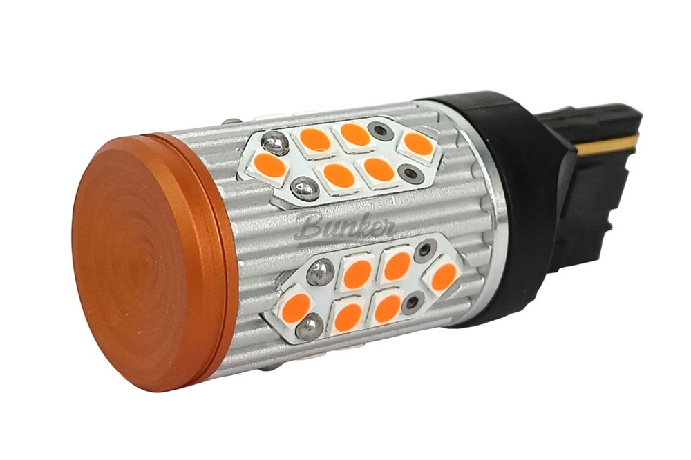 Светодиодная автомобильная LED лампа Sariti 7440 V-Amber,Оранжевый,Не полярный,12 V