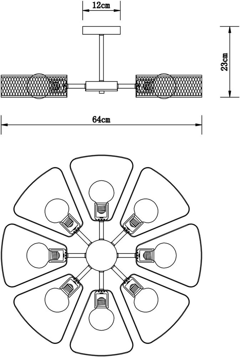 Потолочная люстра Arte Lamp