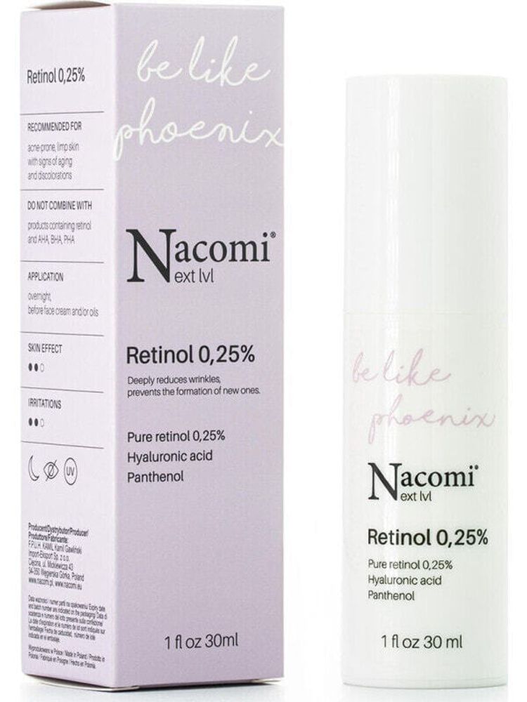 Nacomi Next Level Retinol 0,25% serum z retinolem
