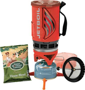 Газовая горелка JetBoil Flash Tomato c кофе прессом