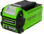 Аккумулятор GREENWORKS G40USB2 40В,2Ач,с USB разъемом (2939407)