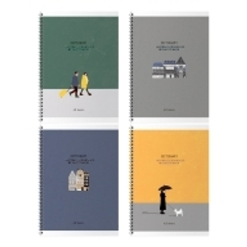 Тетрадь-словарик 48л., А5 для записи иностранных слов на гребне BG "Location"