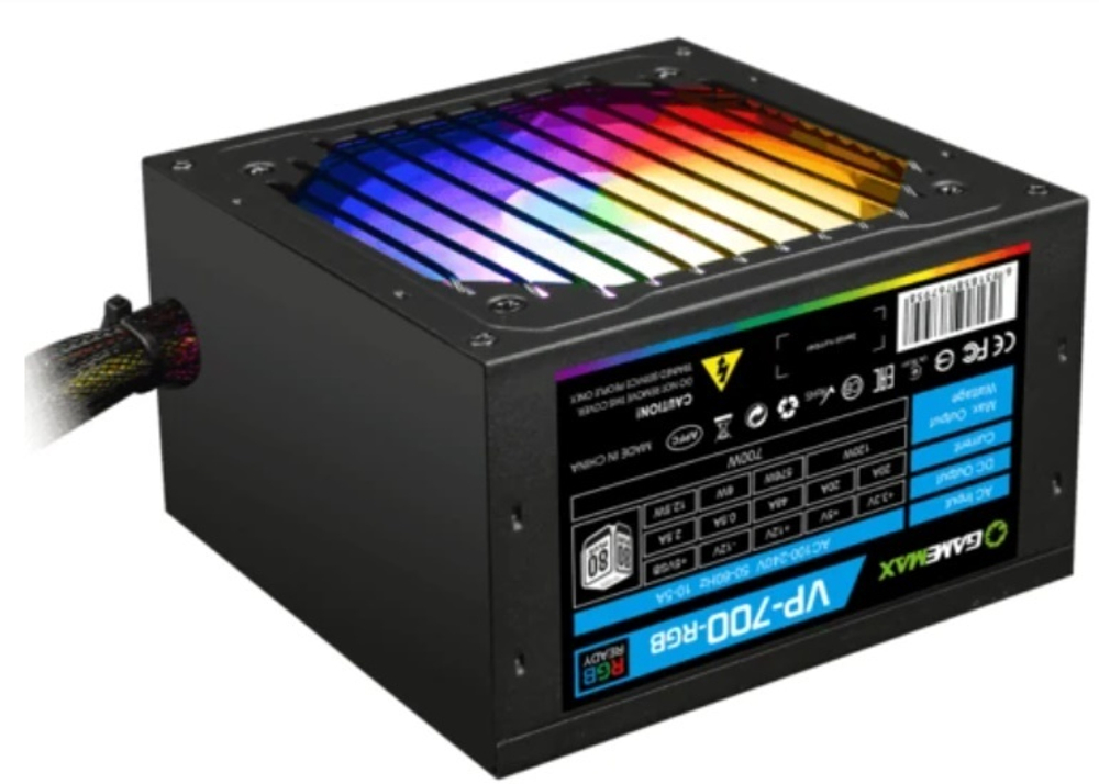 Блок питания ATX GameMax VP-700-RGB