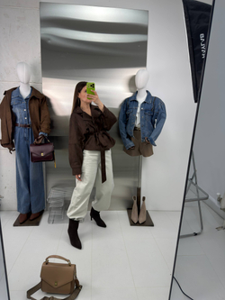 Куртка женская арт. 6796 цвет "шоколадный"