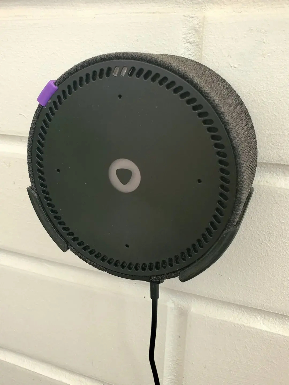 Настенный кронштейн для Яндекс станций (Яндекс-Алиса) Лайт (первое поколение), 3D печать, оранжевый