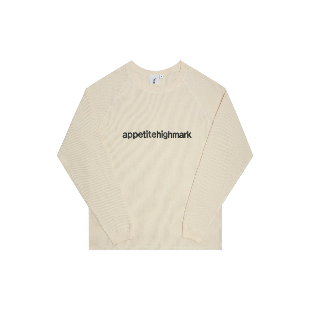 Лонгслив Appetite Waffle Longsleeve "Beige"