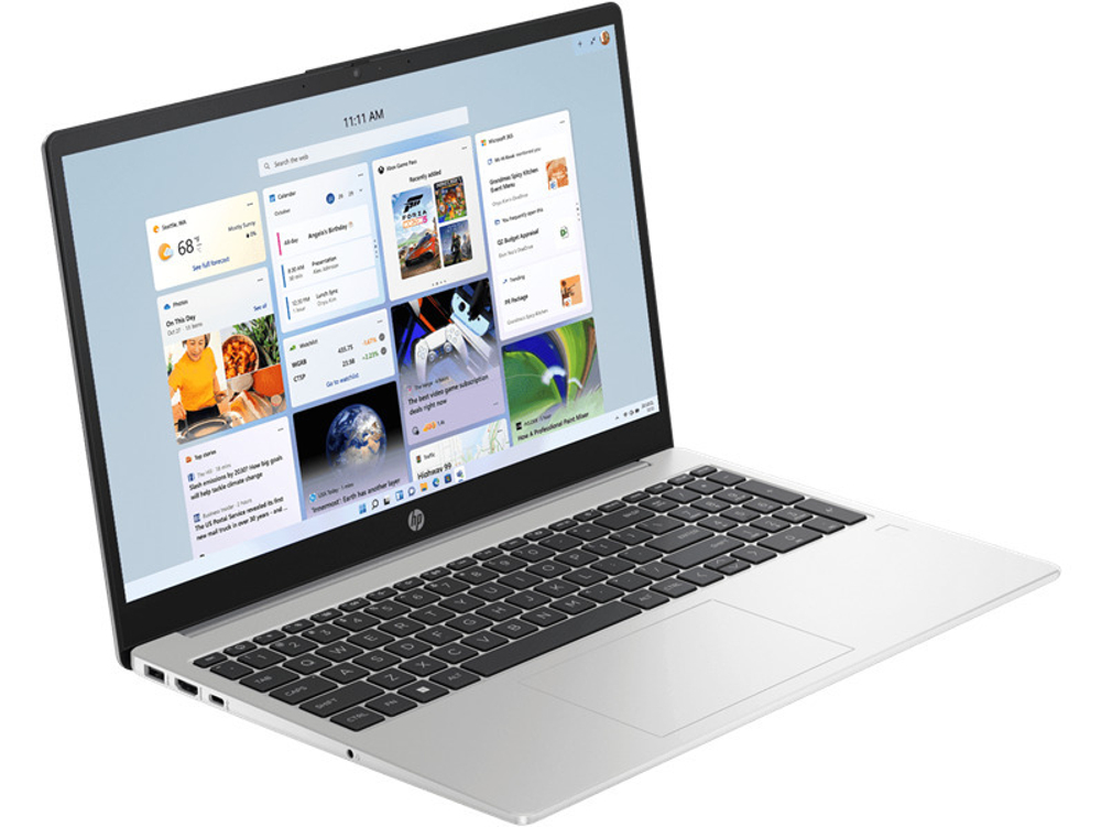Ноутбук  HP 250 G10 15.6 ", Core i3, 8 Гб RAM, 512 Гб SSD, UHD Graphics, Серебристый