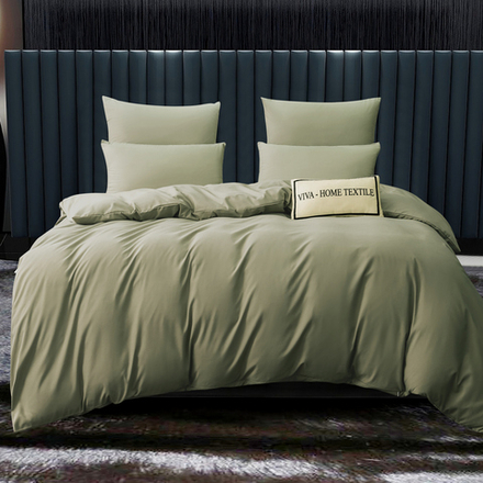 КПБ Однотонный Сатин CS048, 1.5 спальный, наволочки 50-70 2 шт