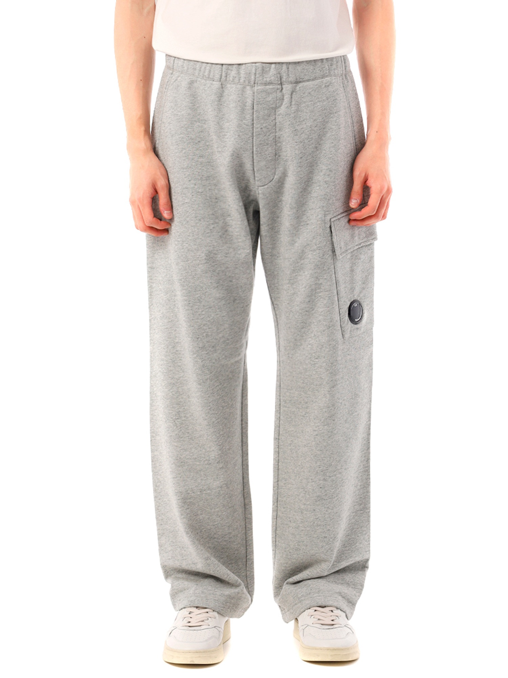 Брюки C.P. Company Diagonal Raised Fleece Cargo Lens Grey