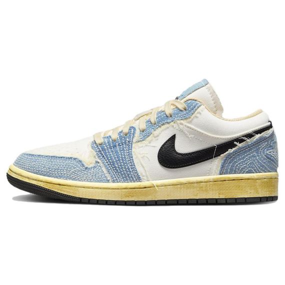 Jordan Air Jordan 1 Подвесные баскетбольные мячи низкого качества Белый, синий, черный Мужские
