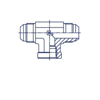 Штуцер PT JIC 9/16 - NPTF 1/4