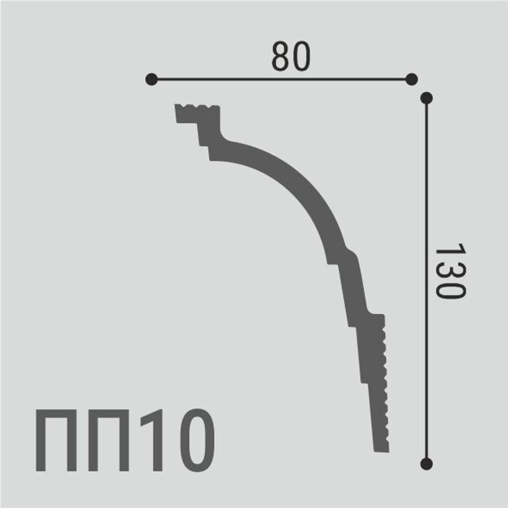 Карниз потолочный ПП 10