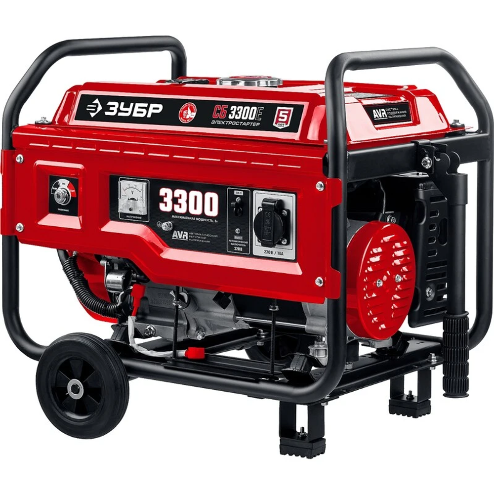 Комплект транспортировочный Зубр Мастер НКР-1 колеса и рукоятка для генераторов до 3500 Вт