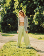 Ribbed Crop Top Crystal Rose