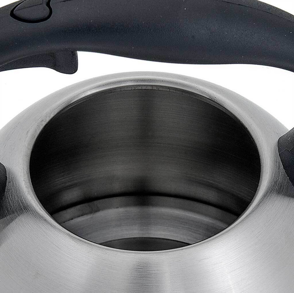 Чайник со свистком 2 л из нержавеющей стали, индукционное дно WEBBER BE-0578