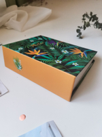 Фотоальбом на 100 фото 10х15 см, пластик. листы belle fleur Райский цветок