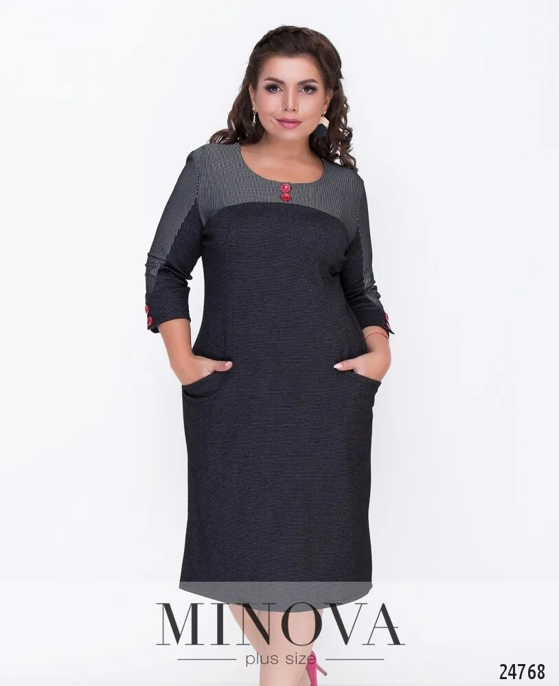 Платье 309-черный Minova