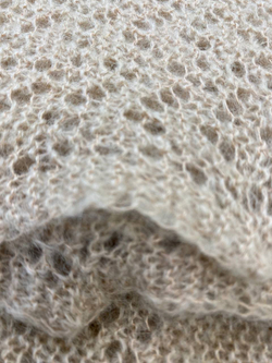 Плед пуховый ПД004-08 бежевый