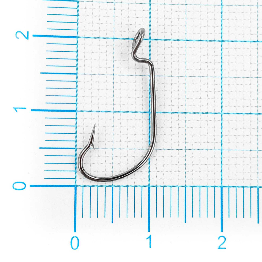 Крючок офсетный Fish Season Worm с большим ухом 3312 BN