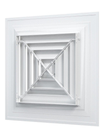 Диффузор CD 445х445 алюминий ERA PRO