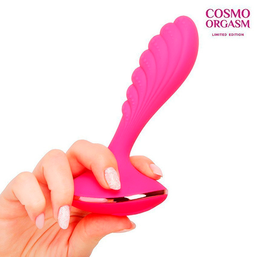 Розовый вибромассажер 16см Bior Toys Cosmo Orgasm CSM-23160